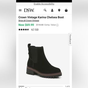 Like new Crown Vintage Chelsea Boot